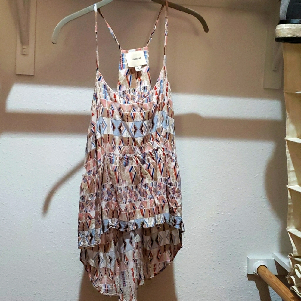 Color block tank